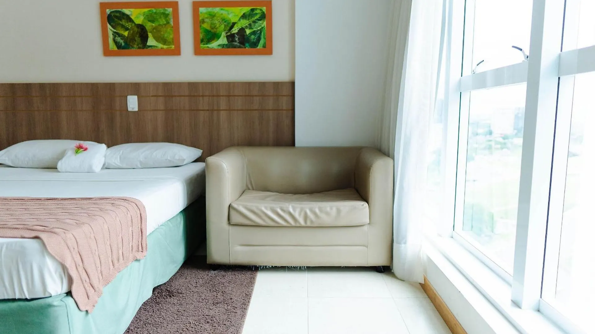公寓 Sm1116 Apart Hotel Em Andar Alto Regiao Central 巴西利亚 巴西